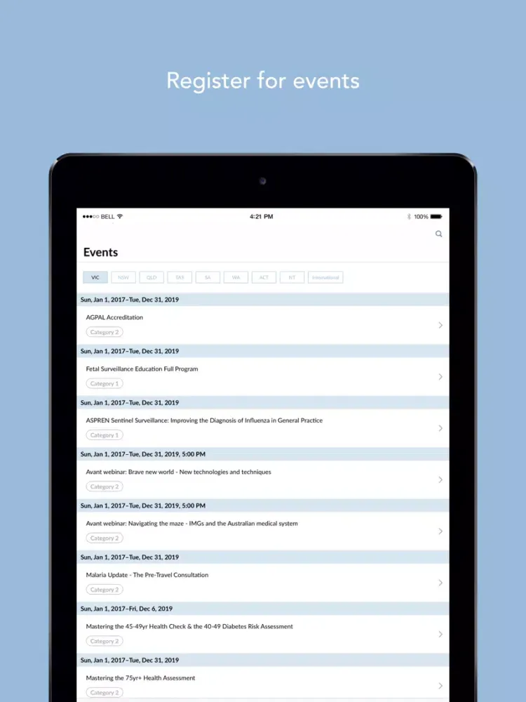 RACGP iPad  स्क्रीनशॉट