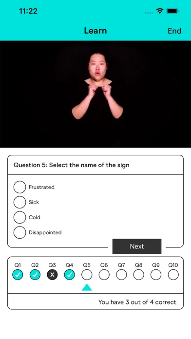 Auslan Tutor 2 Ekran Görüntüleri