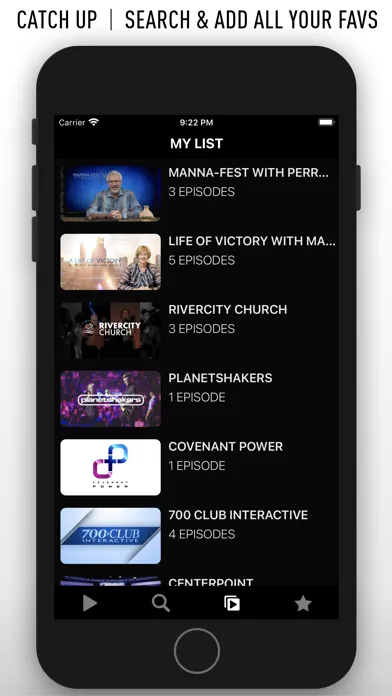 Capturas de tela do TBN Pacific Live