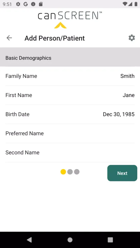 canSCREEN Screenshots