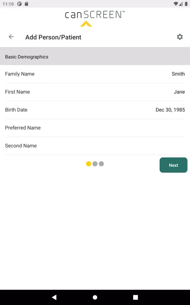 canSCREEN Screenshots