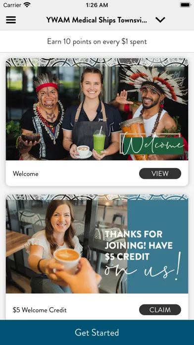 Ảnh chụp màn hình của YWAM Campus Cafe