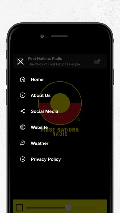 ภาพหน้าจอของ First Nations Radio
