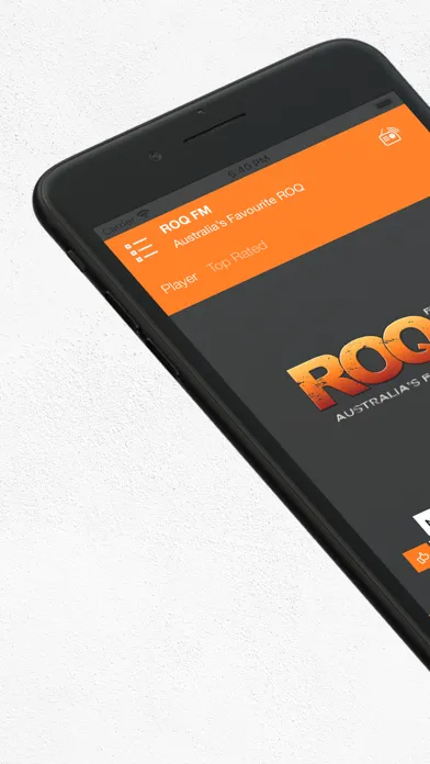 Ảnh chụp màn hình của ROQ FM
