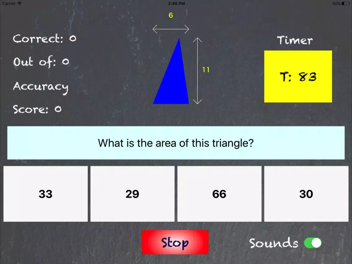 Captures d'écran de Maths Bash Secondary Free iPad 