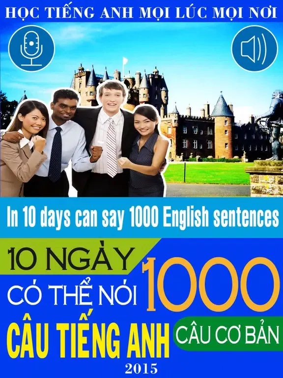 10 ngày nói 1000 câu Anh CB iPad  Screenshots