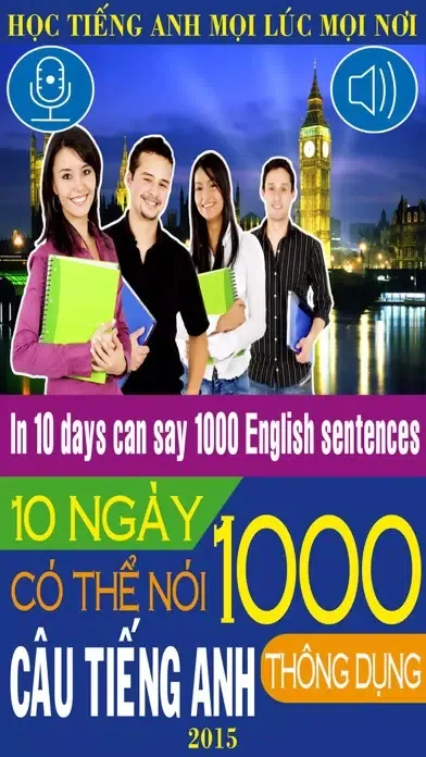 Captures d'écran de 10 ngày nói 1000 câu Anh TD