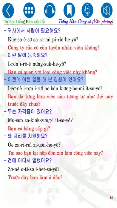 Korean for the Office スクリーンショット