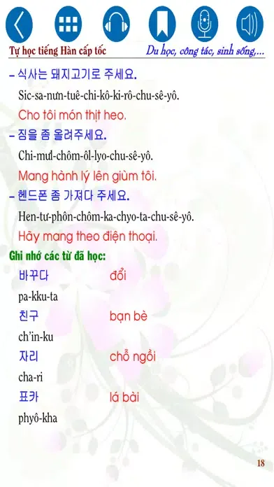 Tangkapan layar Korean for Studying Abroad