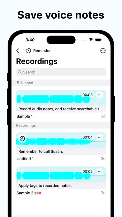 Depict :: Audio Notes スクリーンショット