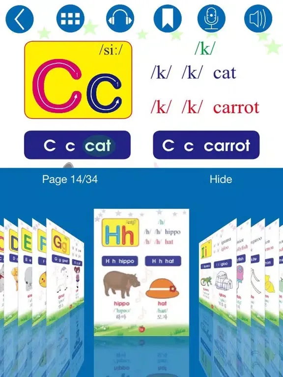 Tangkapan skrin English Phonics 1 Korean Ver iPad 