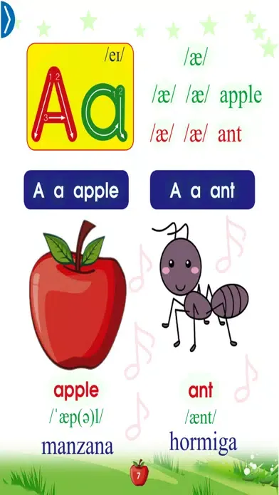 Tangkapan skrin English Phonics 1 Spanish Ver