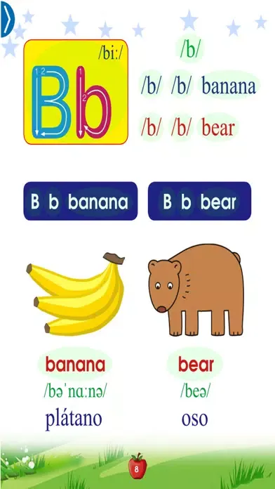 Tangkapan skrin English Phonics 1 Spanish Ver