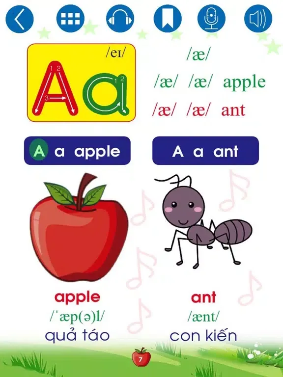 English Phonics 1 - Vietnamese iPad  Screenshots
