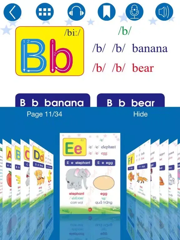 English Phonics 1 - Vietnamese iPad  Screenshots