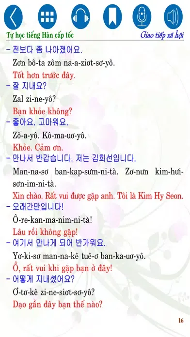 Screenshot di Korean Social Communication