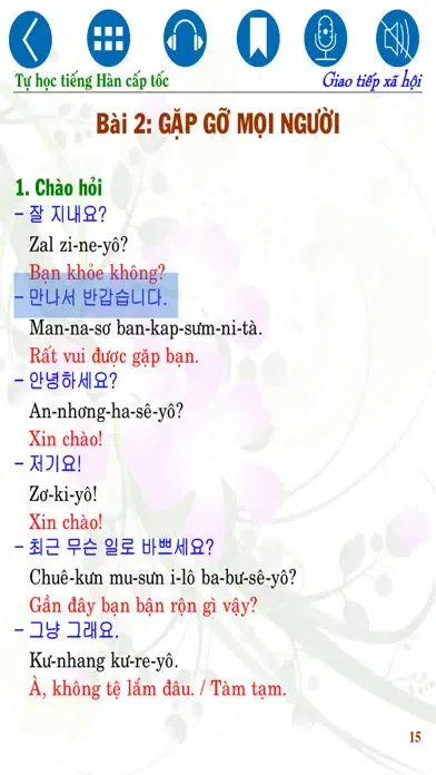 Screenshot di Korean Social Communication