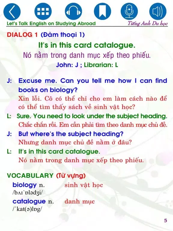 Скриншоты English for Studying Abroad iPad 