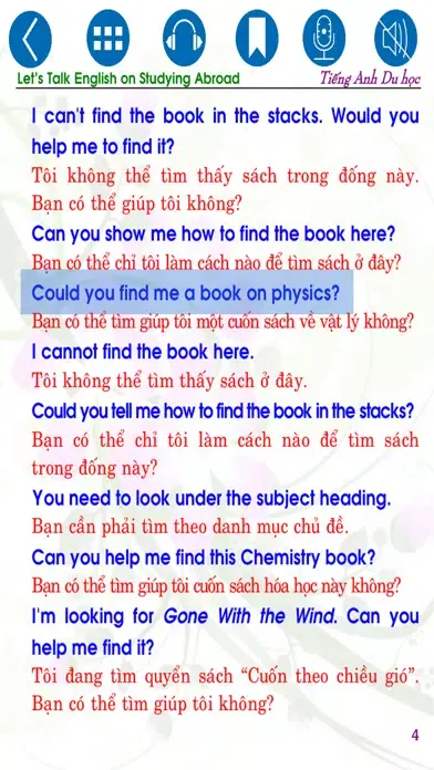 Скриншоты English for Studying Abroad