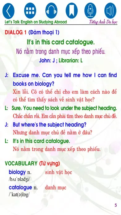 Скриншоты English for Studying Abroad