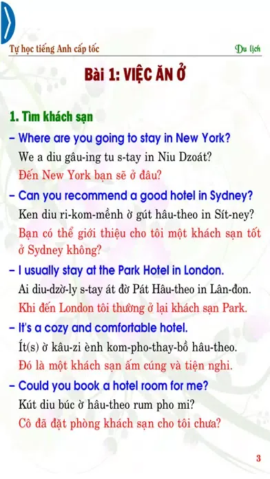 Ảnh chụp màn hình của Instant English Travel