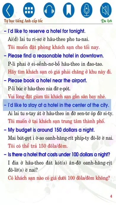 Ảnh chụp màn hình của Instant English Travel
