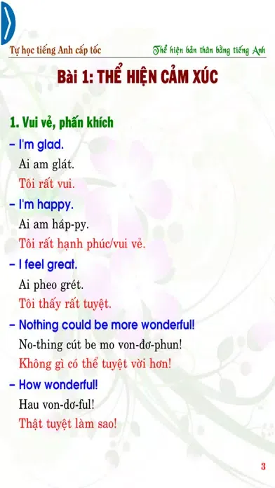 Zrzuty ekranu Express my English skills