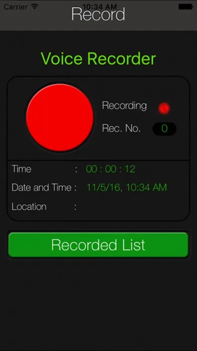 Ảnh chụp màn hình của iRecord Audio Recorder : Voice Recorder