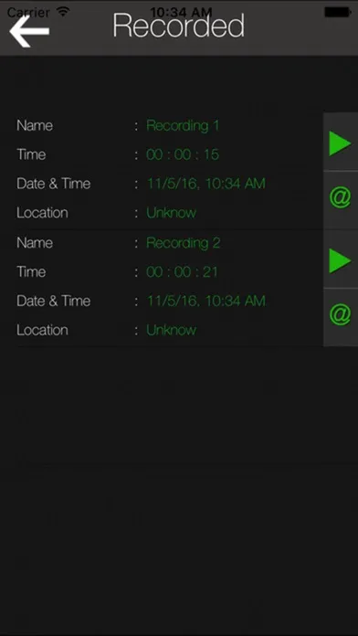 Ảnh chụp màn hình của iRecord Audio Recorder : Voice Recorder