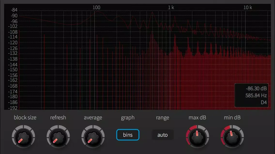 Sound Spectrum Analyzer Ekran Görüntüleri