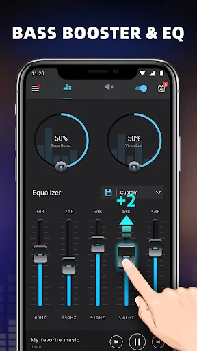 Tangkapan skrin Bass Booster & Equalizer