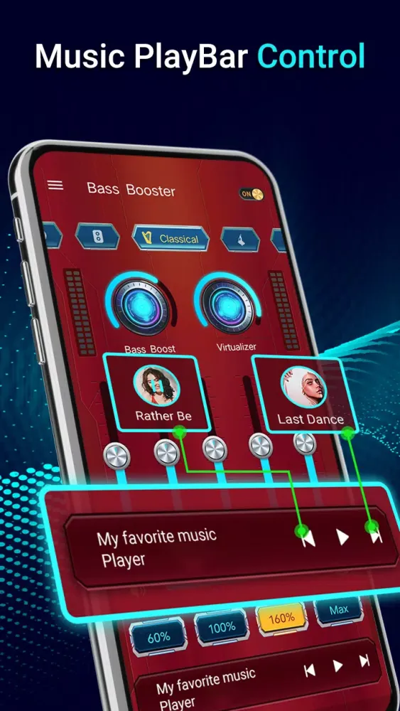 Capturas de pantalla de Equalizer- Bass Booster&Volume