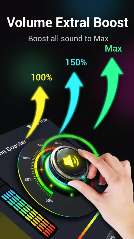 Tangkapan layar Volume Booster