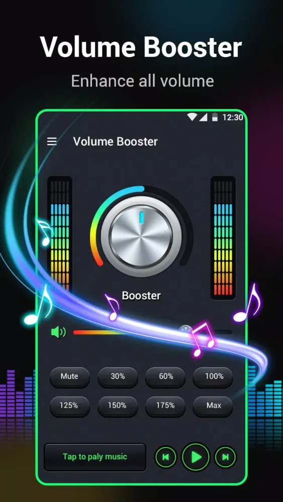 Tangkapan layar Volume Booster