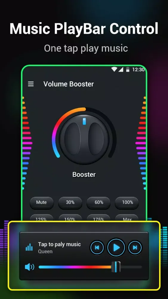 Tangkapan layar Volume Booster