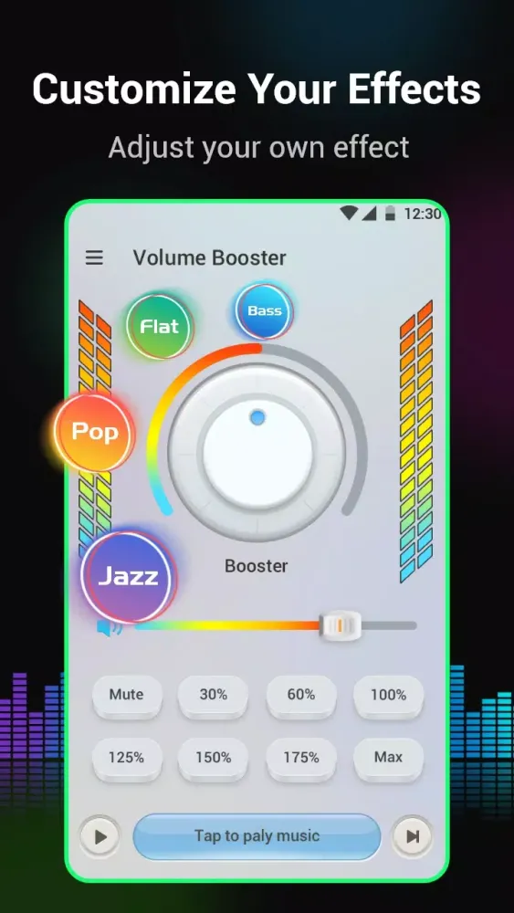 Tangkapan layar Volume Booster