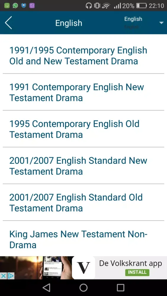 Audio Bible - MP3 Bible Drama Screenshots