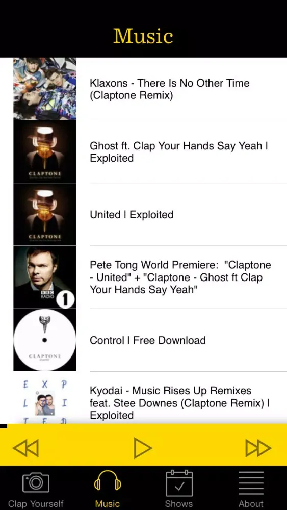 Ảnh chụp màn hình của Claptone