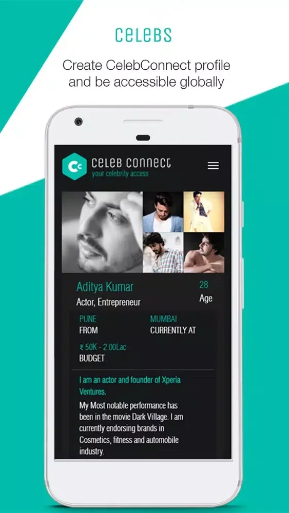 Zrzuty ekranu CelebConnect for Celebrities