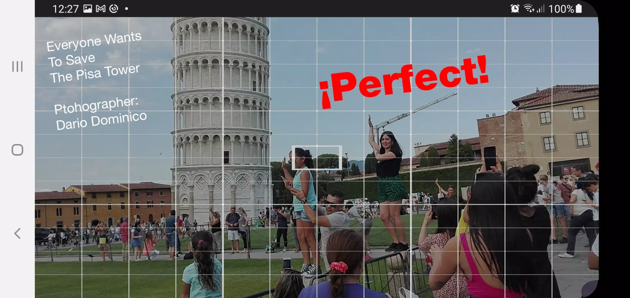 ภาพหน้าจอของ Grid Camera
