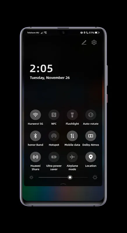 Minimal Black EMUI 10 স্ক্রিনশট