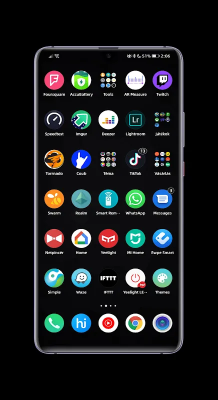 Minimal Black EMUI 10 স্ক্রিনশট