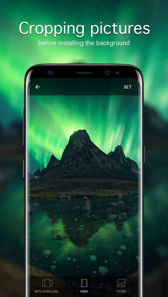 Zrzuty ekranu Aurora Borealis Wallpapers