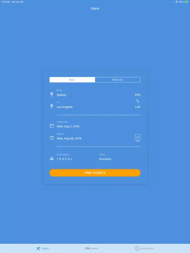 TRAVELO Flights, Hotels & Cars iPad  Screenshots