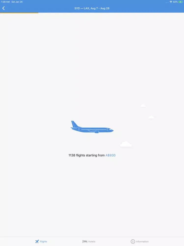 TRAVELO Flights, Hotels & Cars iPad  Screenshots
