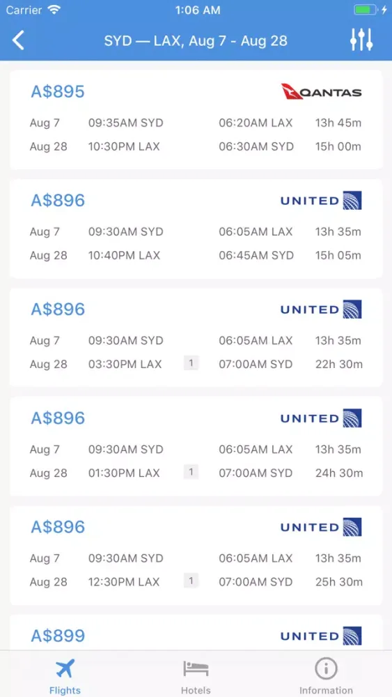 TRAVELO Flights, Hotels & Cars Screenshots