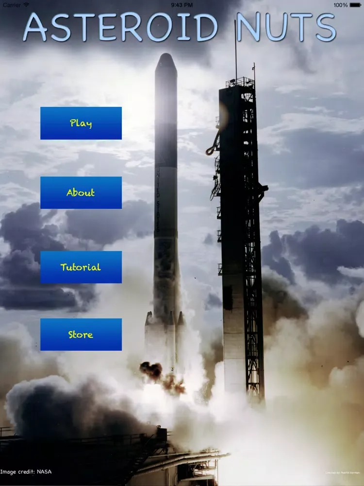 ภาพหน้าจอของ Asteroid Nuts iPad 