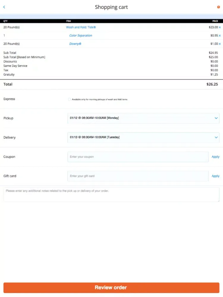 Скриншоты Austin Laundry iPad 