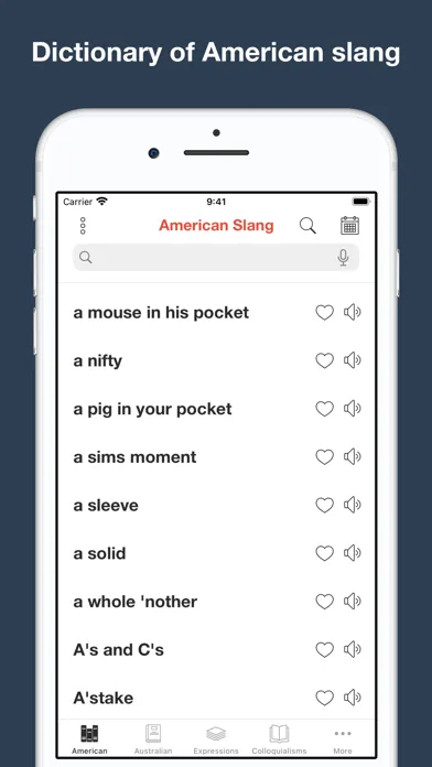 American and Australian Slang スクリーンショット