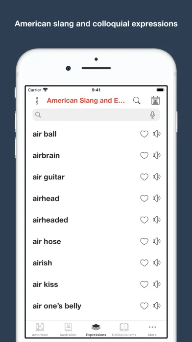 American and Australian Slang スクリーンショット